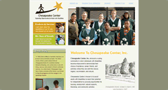 Desktop Screenshot of chesapeakecenter.org